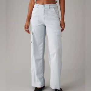 American Eagle Dreamy Drape Cargo Super High Rise Pant